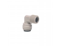 Gomito filettato per tubo da 10 mm, 10 pezzi