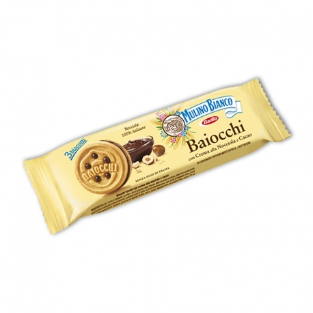 Baiocchi Mulino Bianco, 56 gr, 6 monoporzioni da 6 pz Baiocchi Mulino Bianco, 56 gr, 6 monoporzioni da 6 pz