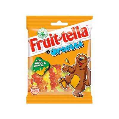Fruittella Orsetti Perfetti busta 90 gr, confezione 18 pz Fruittella Orsetti Perfetti busta 90 gr, confezione 18 pz