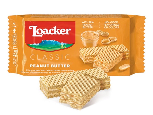 Peanut Butter Loacker 45 gr, confezione 25 pz