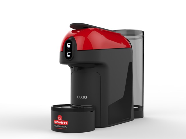 Covim Macchina da caffè Superba CS60 rossa Capitani per Capsule Superba