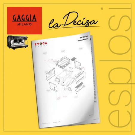 PDF Esplosi Gaggia tradizionali La Decisa
