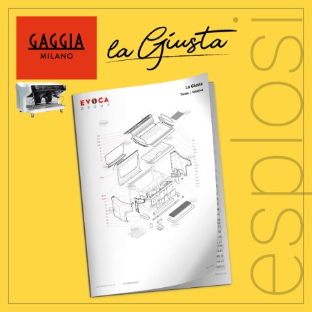 PDF Esplosi Gaggia tradizionali La Giusta 2 gruppi