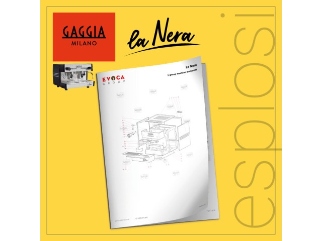PDF Esplosi Gaggia tradizionali La Nera