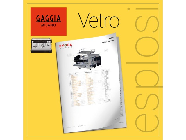 PDF Esplosi Gaggia tradizionali Vetro
