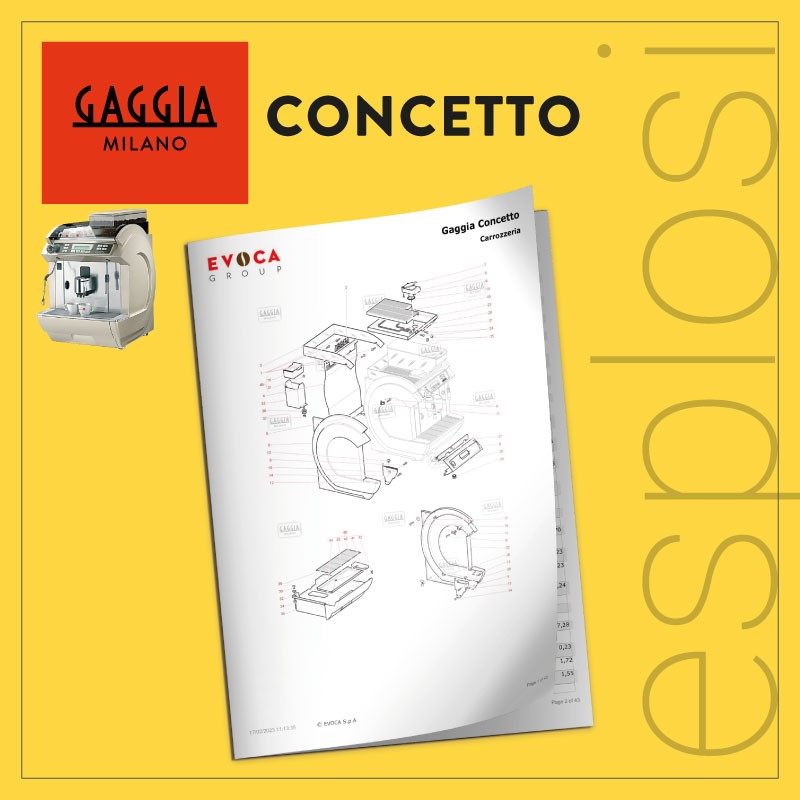 PDF Esplosi Gaggia tradizionali Concetto