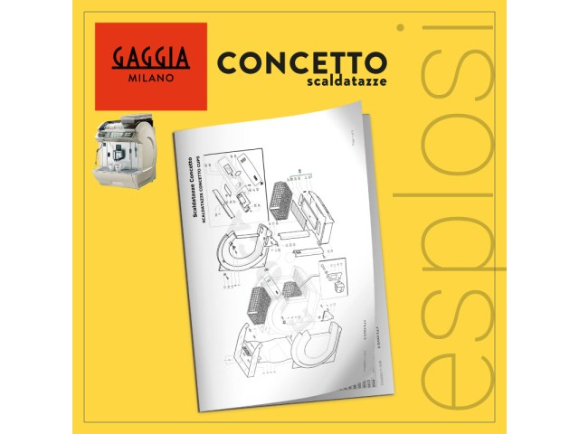PDF Esplosi Gaggia tradizionali scaldatazze Concetto