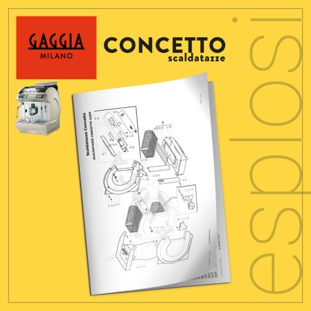 PDF Esplosi Gaggia tradizionali scaldatazze Concetto