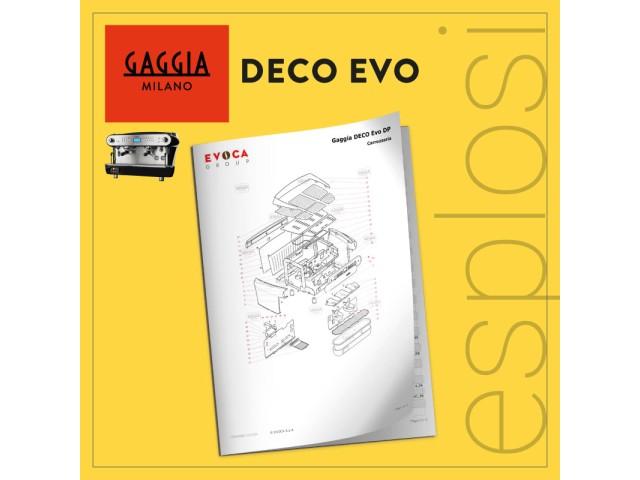 PDF Esplosi Gaggia tradizionali Deco Evo DP