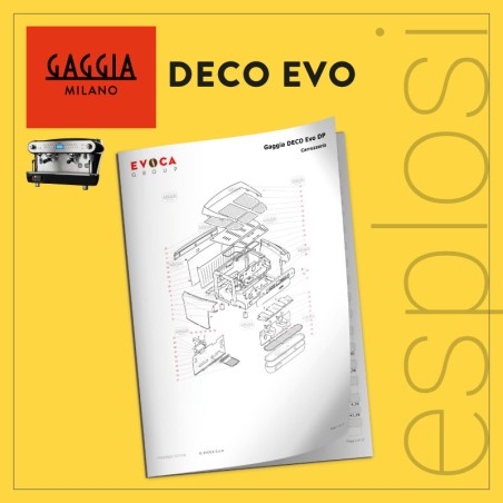 PDF Esplosi Gaggia tradizionali Deco Evo DP