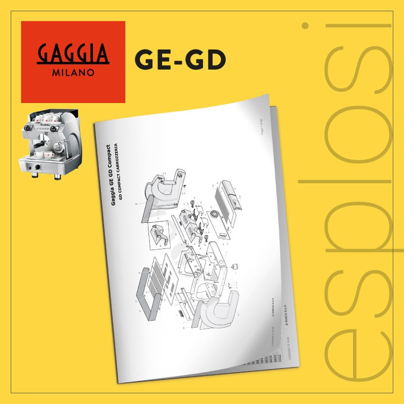 PDF Esplosi Gaggia tradizionali GE-GD