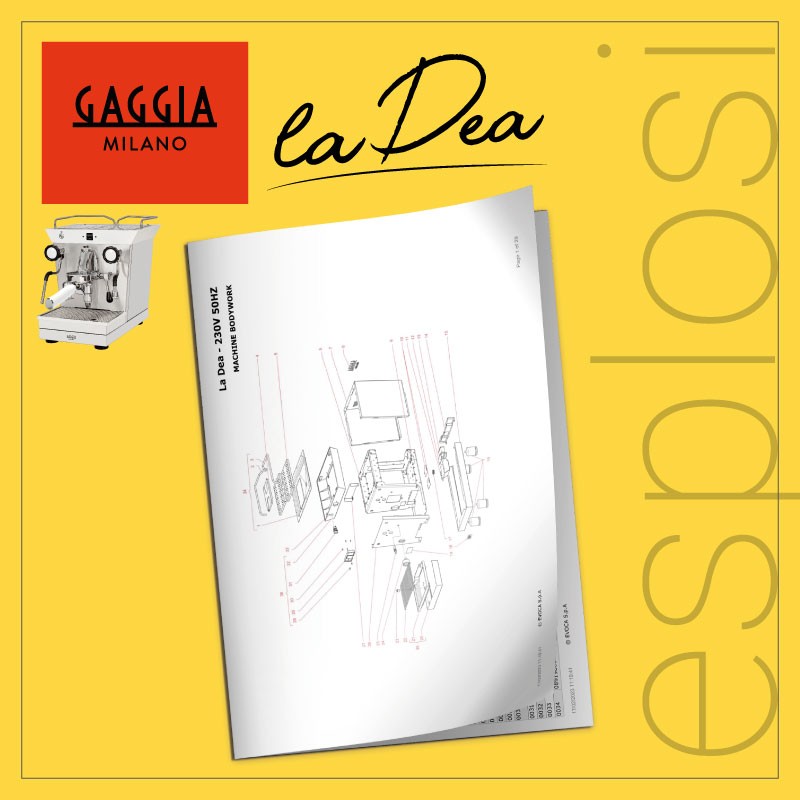 PDF Esplosi Gaggia tradizionali La Dea