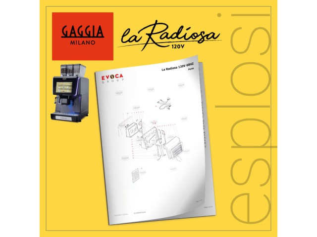 PDF Esplosi Gaggia tradizionali La Radiosa 120V