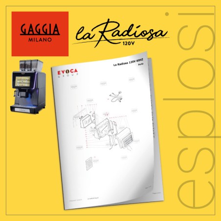 PDF Esplosi Gaggia tradizionali La Radiosa 120V