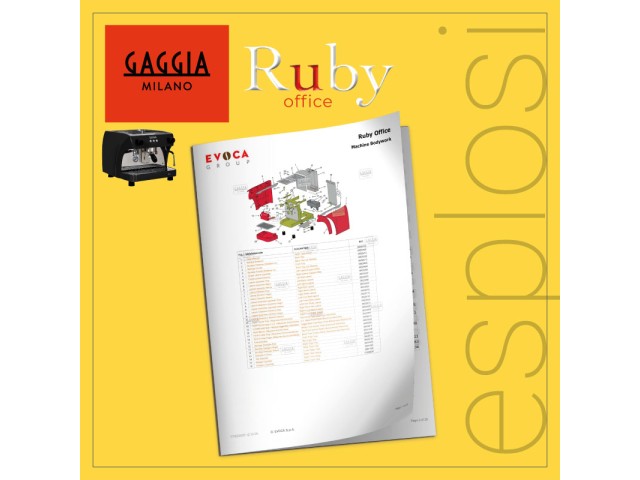 PDF Esplosi Gaggia tradizionali Ruby Office