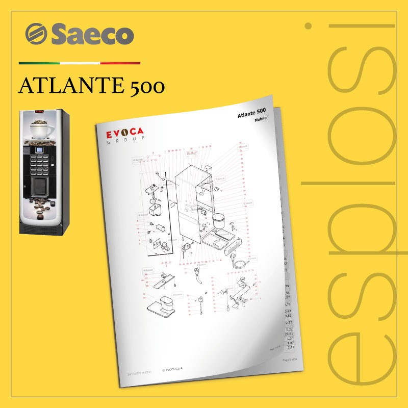 PDF Esplosi Saeco Atlante 500
