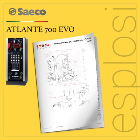 PDF Esplosi Saeco Atlante 700 EVO