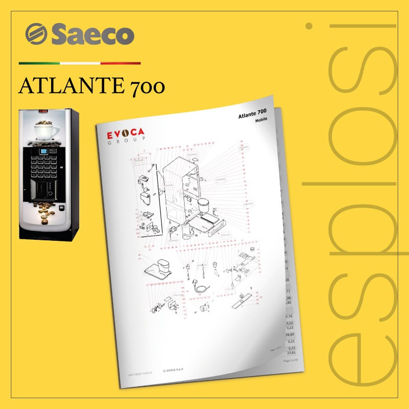 PDF Esplosi Saeco Atlante 700