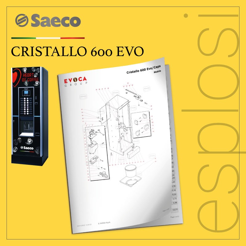PDF Esplosi Saeco Cristallo 600 EVO