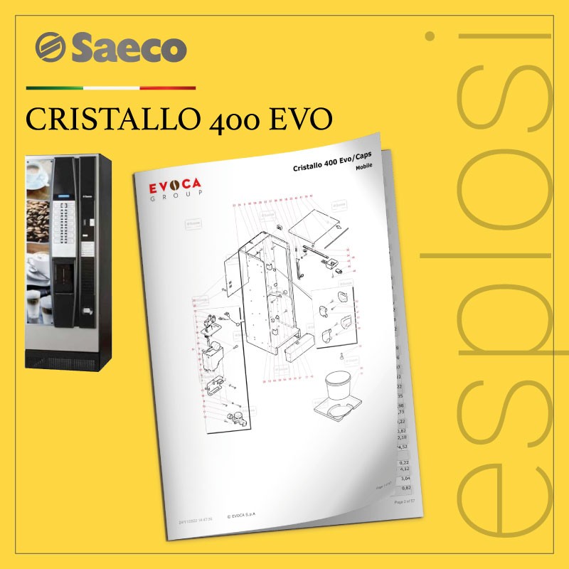 PDF Esplosi Saeco Cristallo 400 EVO Caps