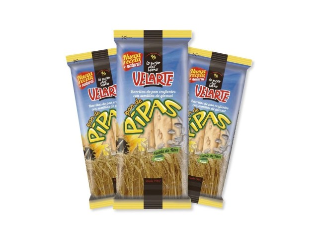Pipas snack salato Velarte 50 gr, confezione 55 pz