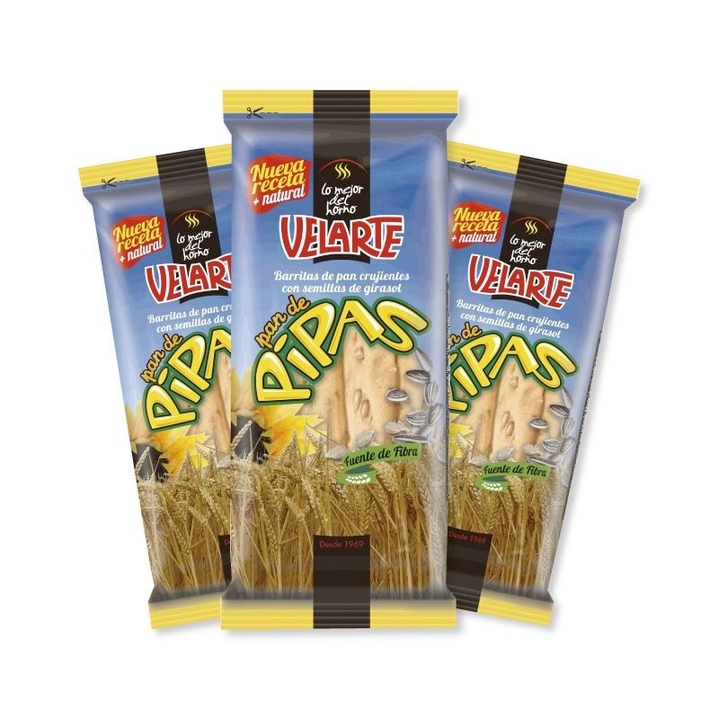Pipas snack salato Velarte 50 gr, confezione 55 pz