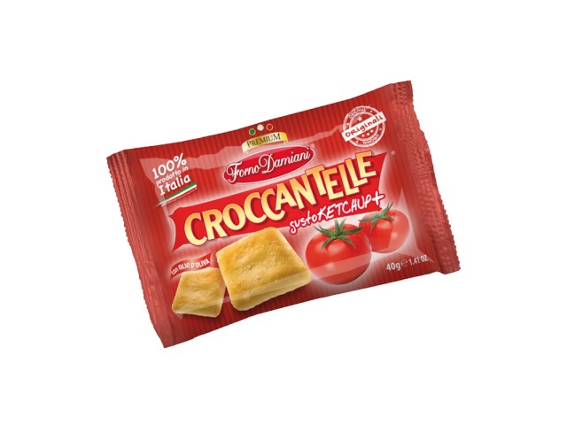 Croccantelle gusto ketchup Forno Damiani 35 gr, confezione 50 pz