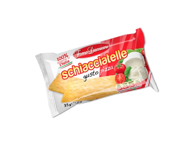 Schiacciatelle gusto pizza Forno Damiani 35 gr, confezione 50 pz