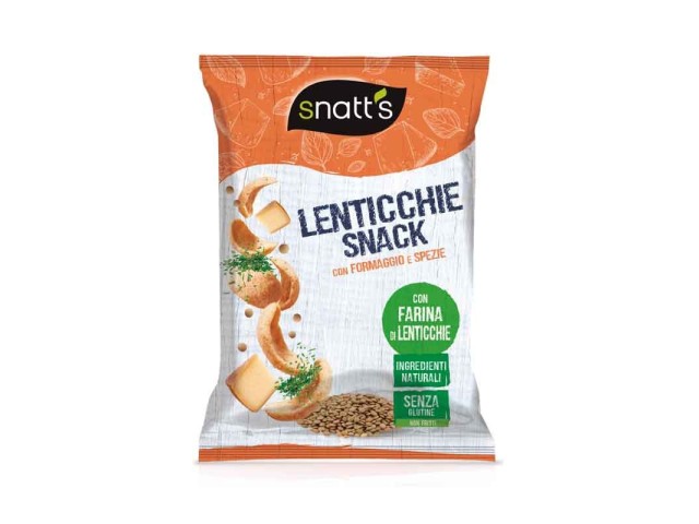 SNATT'S LENTICCHIE SNACK. Dispensa Zaniboni 28 gr, confezione 32 pz
