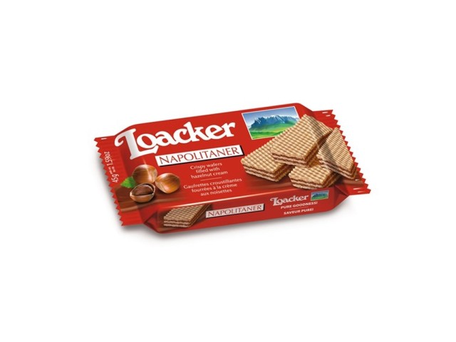 Napolitaner Loacker classici 45 gr, confezione 25 pz