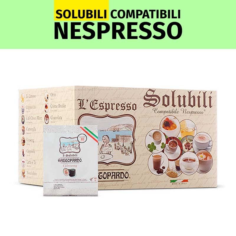 Capsule compatibili Nespresso Ginseng classico 80 pz To.Da. Caffè