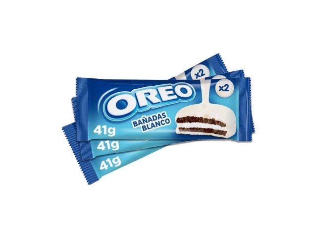 Oreo Bañadas White 41 gr, confezione 24 pz
