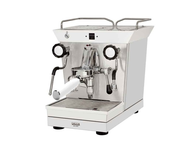 LA DEA - GAGGIA MILANO bianca, macchina da caffè manuale