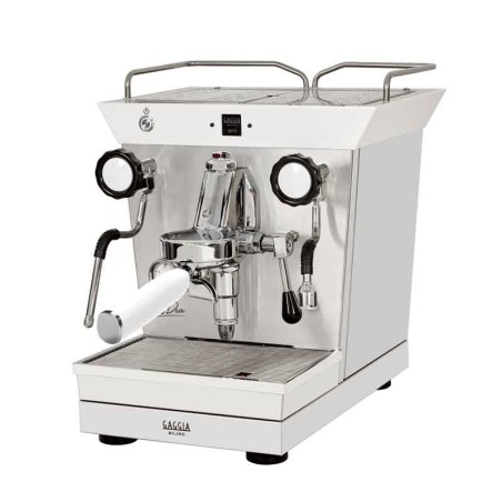 LA DEA - GAGGIA MILANO bianca, macchina da caffè manuale