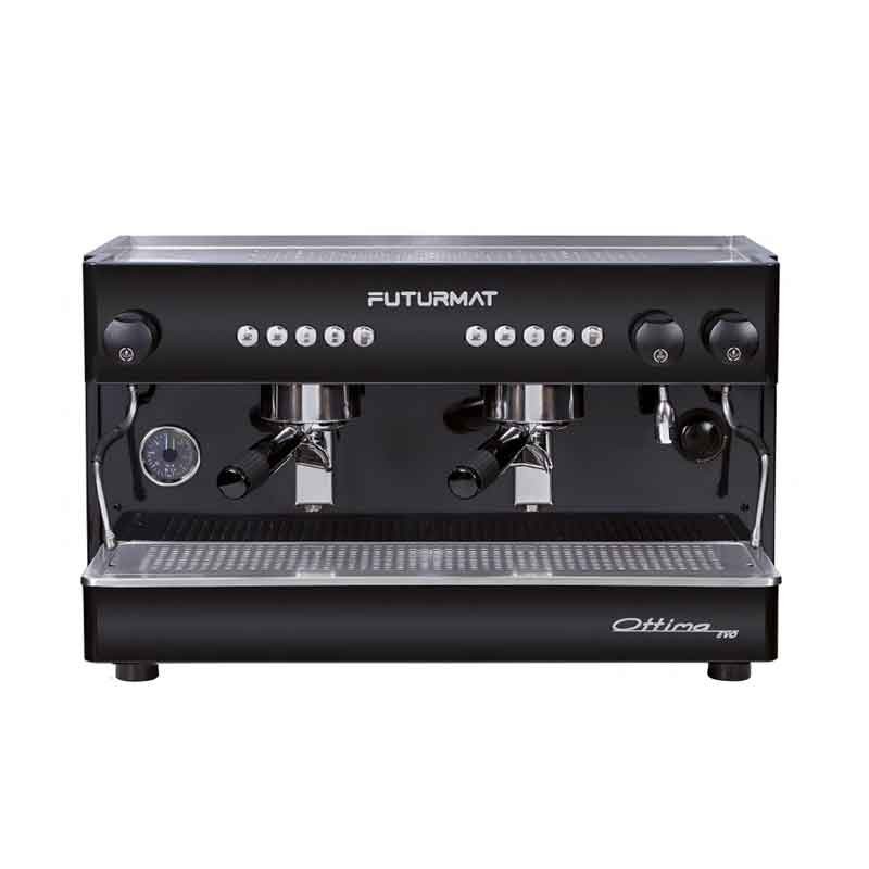 OTTIMA EVO - FUTURMAT 2 gruppi nera, macchina da caffè manuale OTTIMA EVO - FUTURMAT 2 gruppi nera, macchina da caffè manuale
