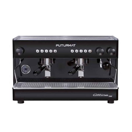 OTTIMA EVO - FUTURMAT 2 gruppi nera, macchina da caffè manuale