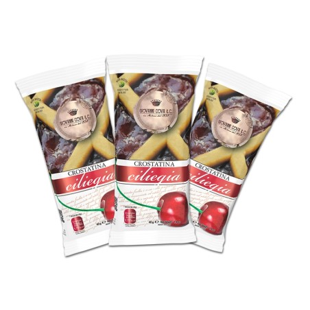Crostatina alla ciliegia 40 gr Giovanni Cova & C, confezione da 30 pz