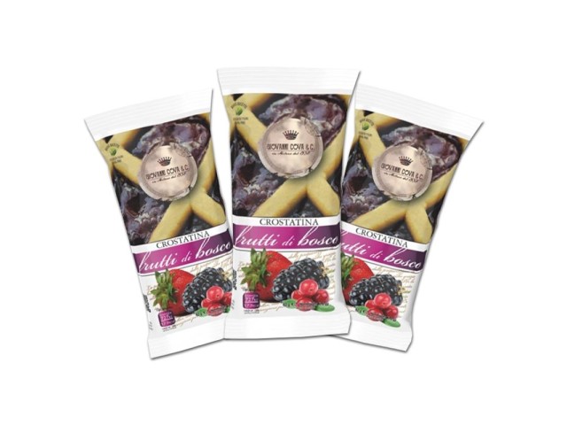 FRUTTI DI BOSCO CROSTATINA 40 gr Giovanni Cova &amp; C, confezione da 30 pz