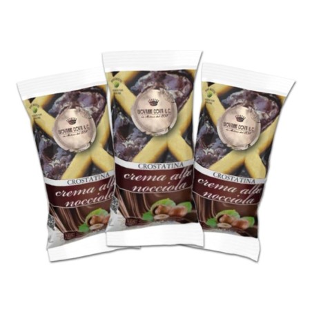 Crostatina alla crema di nocciola 40 gr Giovanni Cova & C, confezione da 30 pz