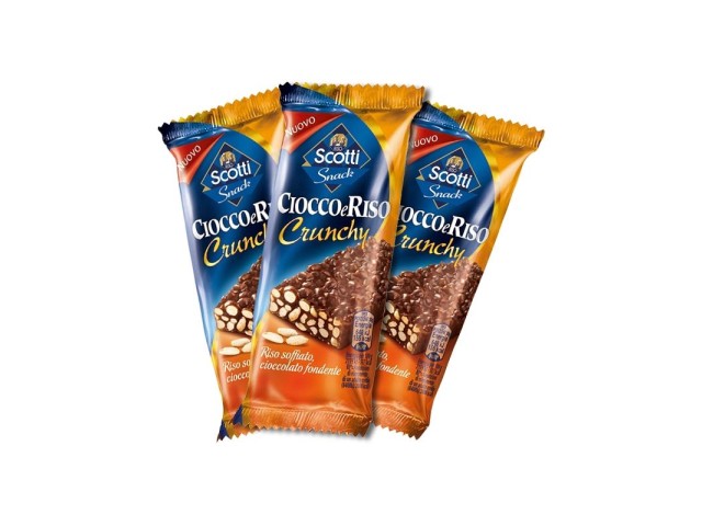 Cioccoeriso Crunchy Riso Scotti Snack 30 gr, confezione 36 pz