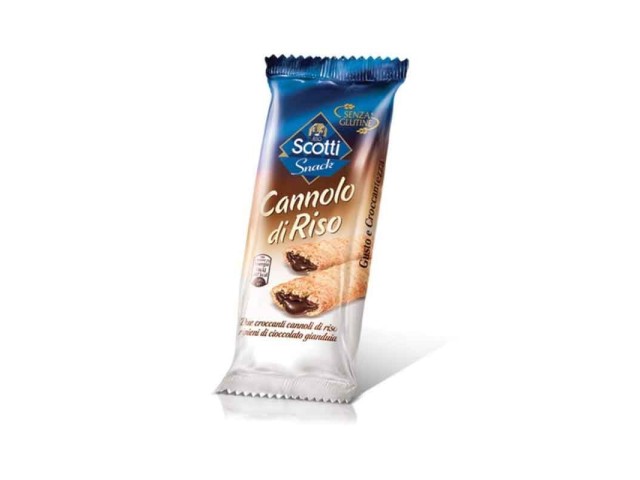 Cannolo di riso Riso Scotti Snack 25 gr, confezione 30 pz