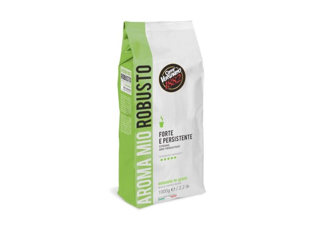 ROBUSTO Caffè in grani Caffè Vergnano KG1, cartone da 6 kg