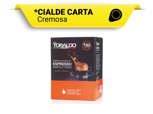 CREMOSA Toraldo Caffè - Caffè in cialda 44, 150pz