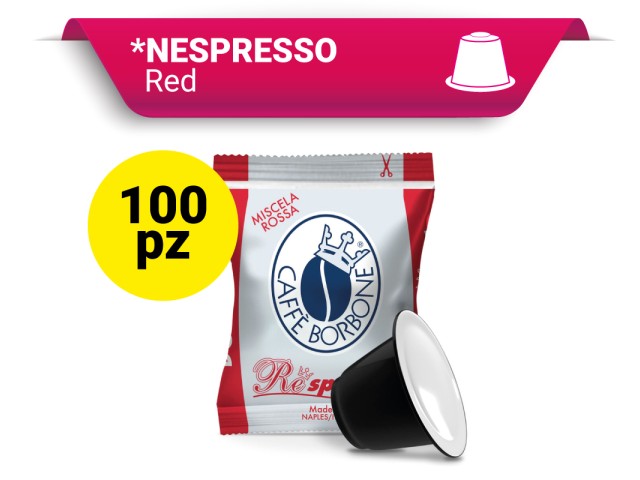 RESPRESSO RED Caffè Borbone (compatibili Nespresso)100 pz