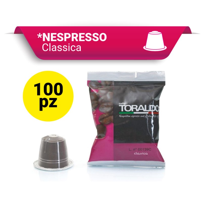 CLASSICA Toraldo Capsule compatibili Nespresso 100 Pz