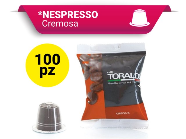 CREMOSA Toraldo Capsule compatibili Nespresso 100 Pz