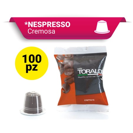 CREMOSA Toraldo Capsule compatibili Nespresso 100 Pz