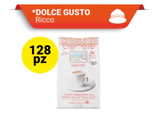Toda Ricco Dolce Gusto 128 pz