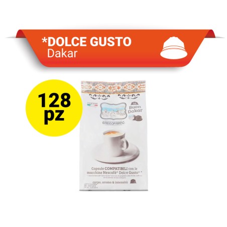 Toda Miscela Dakar Dolce Gusto 128 pz