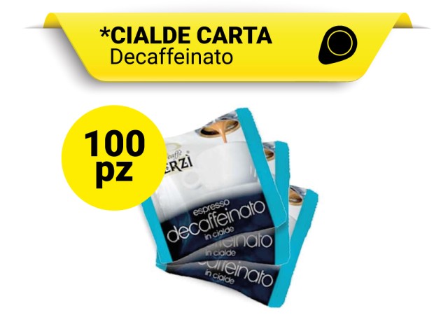 DECAFFEINATO Verzì Caffè Cialde 44, 100 pz